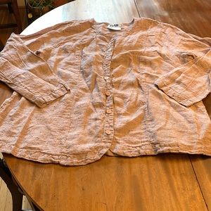 Flax button down blouse